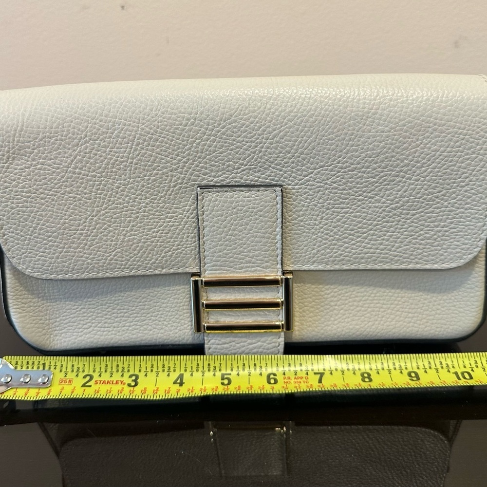 Elegant off White Leather Women's Bag made in Italy Divina Firenze - Picture 2 of 7